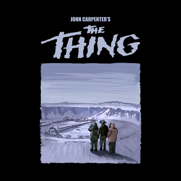 The Thing movie illustration by burrotees