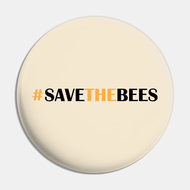 Save The Bees Pin by Crisp Decisions