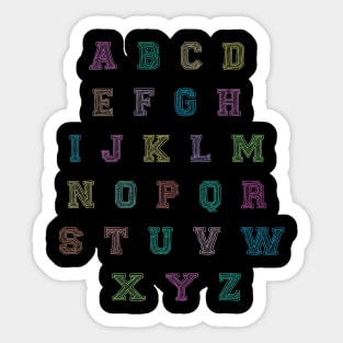 ABC, COMBINED, ALPHABETICAL, Alphabet Lore, XYZ. 