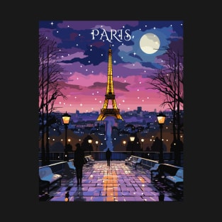 Paris, France, Eiffel Tower, Travel Print, Travel Wall Art, Travel Home Décor, Travel Gift Art T-Shirt