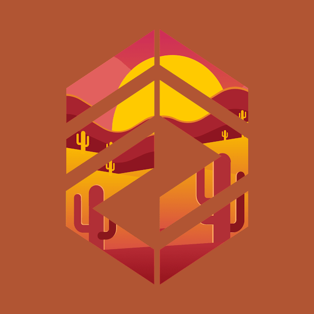 Sunset Mountain by ugisdesign