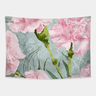 Pink Carnations Tapestry