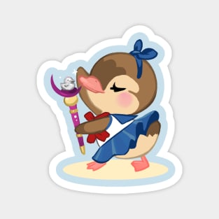 Magical Girl Duckling Magnet