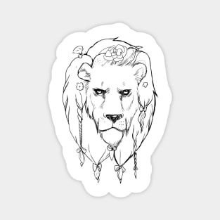 Lion Dad Magnet