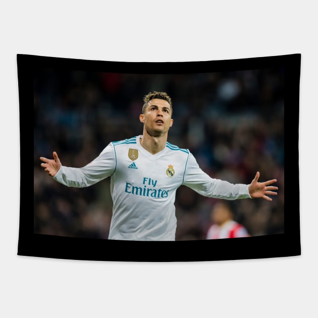 Cristiano Ronaldo Tapestry by Monument 7