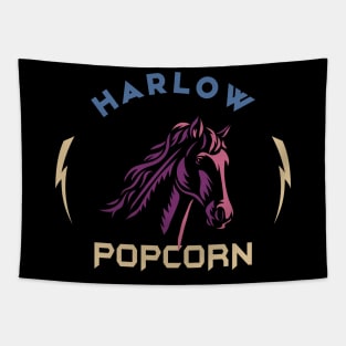 Harlow And Popcorn Funny Popcorn The Pony Tapestry