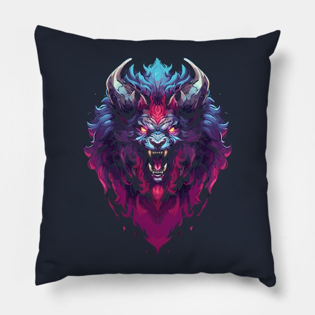 Behemoth Beast Pillow by crula