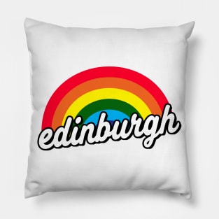 Edinburgh Pride Event Rainbow Pillow