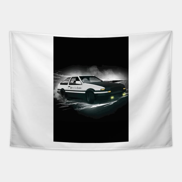 initial D Tapestry by store of art