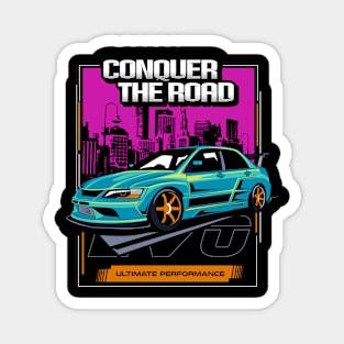 Conquer The Road Magnet