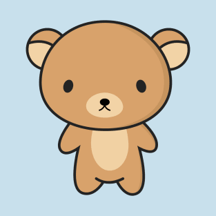 Cute and Kawaii Brown Bear T-Shirt