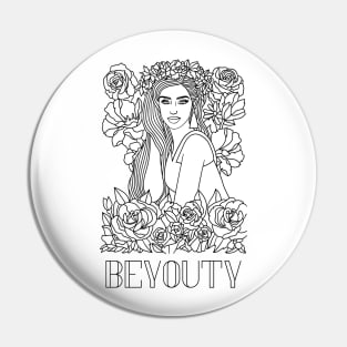 Beyouty Beauty Lady Pin