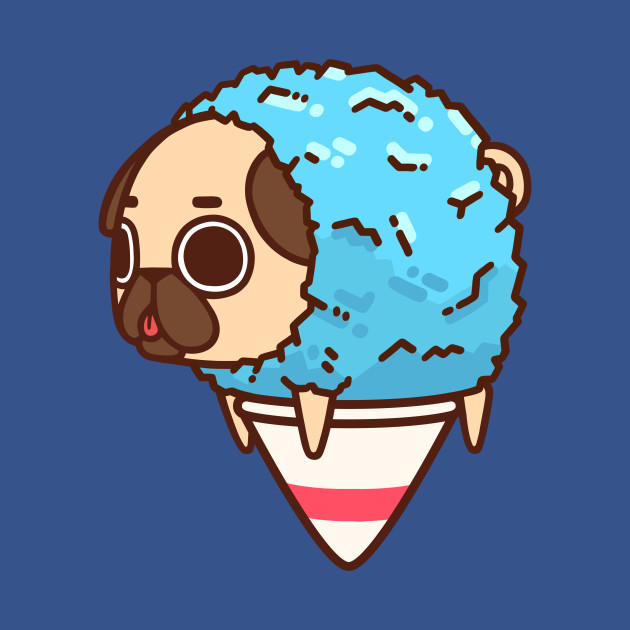 Snow Cone Puglie - Dogs - T-Shirt