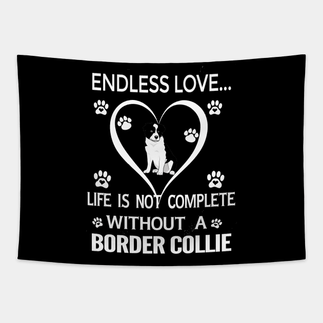 Border Collie Lovers Tapestry by bienvaem