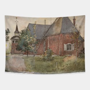 Old Sundborn Church. From A Home by Carl Larsson Tapestry