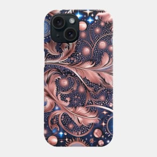 Other Worldly Designs- nebulas, stars, galaxies, planets with feathers Phone Case