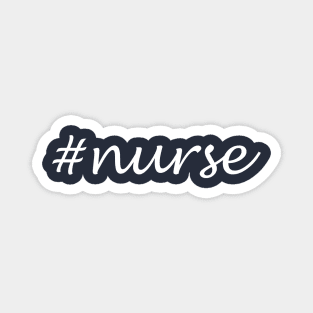 Nurse Profession - Hashtag Design Magnet