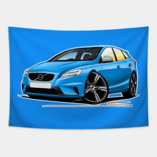 Volvo V40 R-Design Blue Tapestry