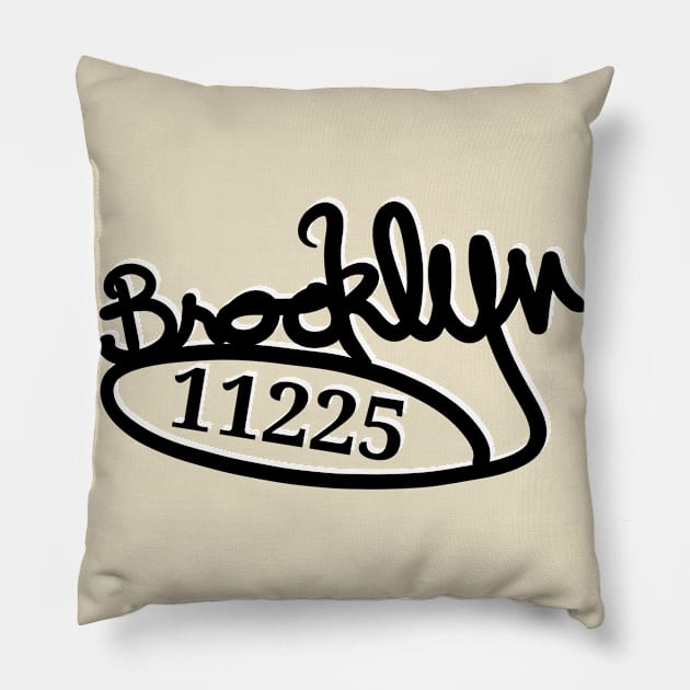 Code Brooklyn Pillow by Duendo Design