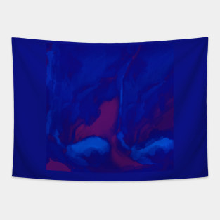 Ocean Purple abstract wave Tapestry