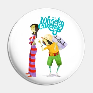 Whacky Cukong T-Shirt Design Pin