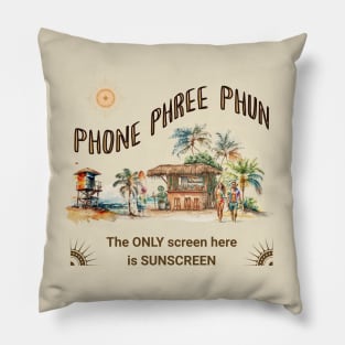 Phone Phree Phun Pillow