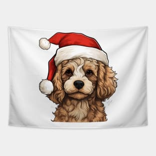 Cavapoo Dog christmas Tapestry