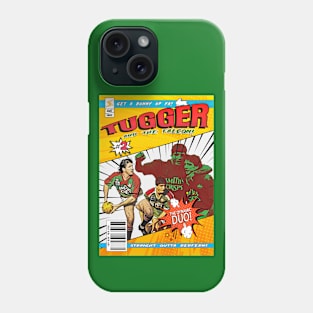 Retro Rabbitohs - Comic Book Style - TUGGER & THE FALCON Phone Case