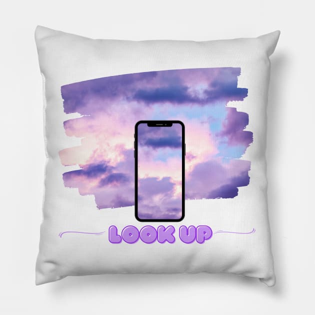 Look Up! Design Pillow by ApexDesignsUnlimited