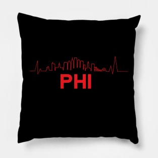 City Beats Philadelphia Pillow