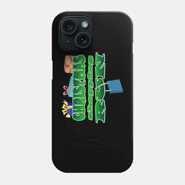 Christmas Shopping Run Last Minute Deadline Phone Case by K0tK0tu