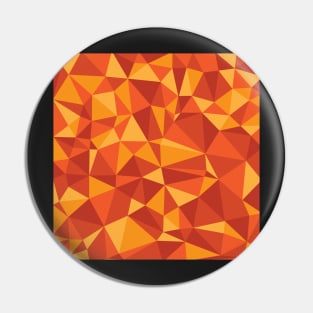 Orange Triangles Pin