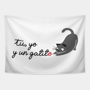 You, me and a kitten - QUOTE ENGLISH Tapestry