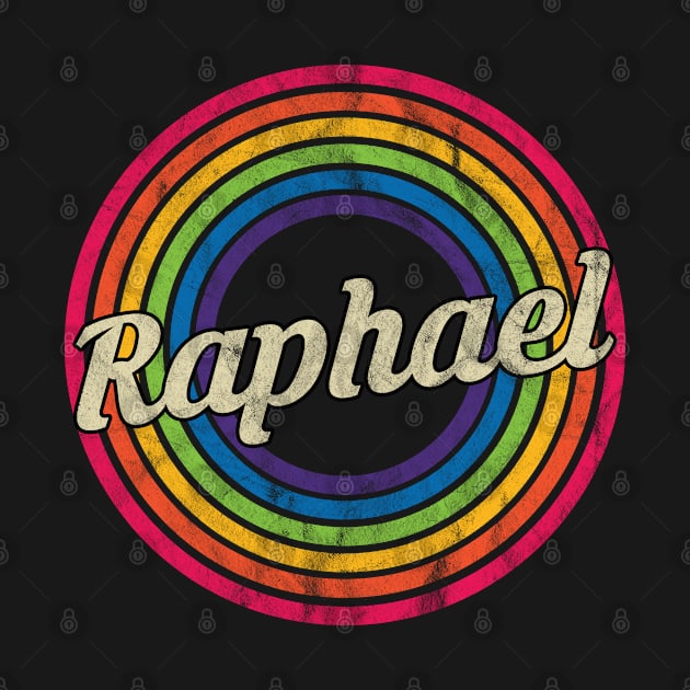 Raphael - Retro Rainbow Faded-Style by MaydenArt