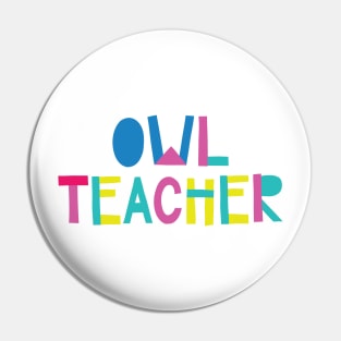 Owl Teacher Gift Idea Cute Back to School Pin