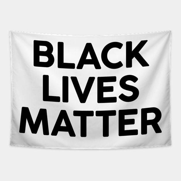 black lives matter (black logo) Tapestry by disfor