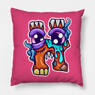 Alfabet Monster H Pillow