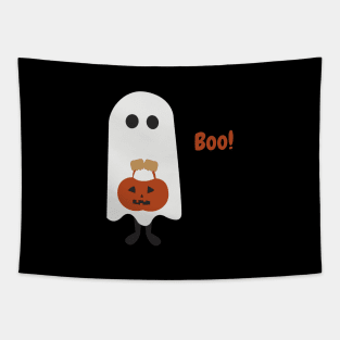 Halloween Ghost Boo Tapestry