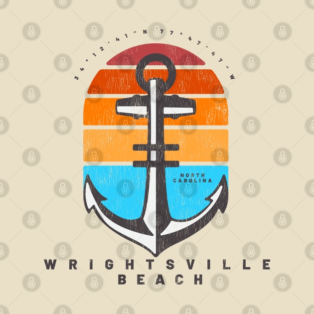 Anchors Aweigh at Wrightsville Beach, North Carolina by Contentarama