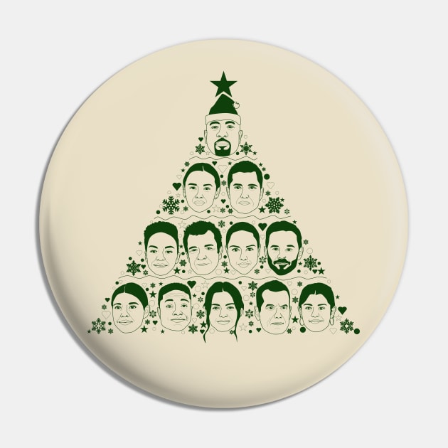 The Rookie Christmas Tree S5 | The Rookie Pin by gottalovetherookie