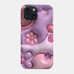 3D Inflated Puff Smile Face Phone Case