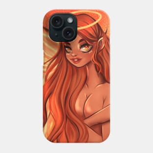 Girl on Fire Phone Case