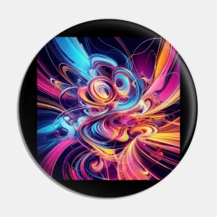 Multicolor digital art: an explosion of creativity. Pin