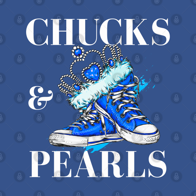 Chucks and Pearls Chucks And Pearls TShirt TeePublic