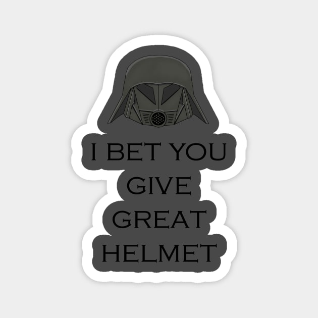 Dark Helmet Magnet by carnifags