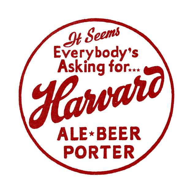 Retro Beer - Harvard Ale, Beer, Porter by Allegedly