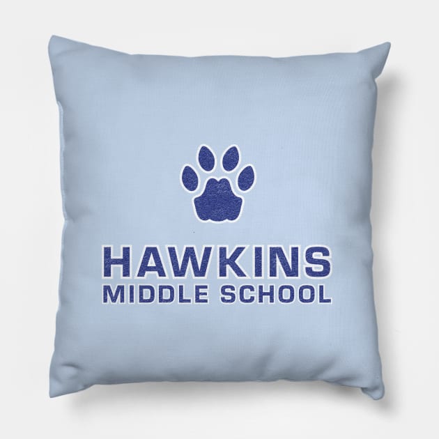 Hawkins Middle School Pillow by Heyday Threads