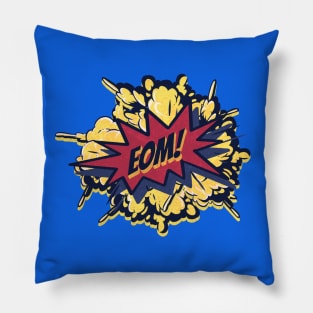 End of month comic book explosion Pillow