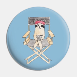 Movie Director Sloth Pin