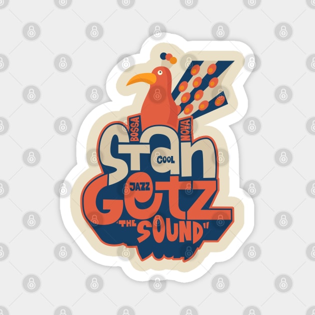 Stan Getz - Bossa Nova Legend from Brazil Magnet by Boogosh